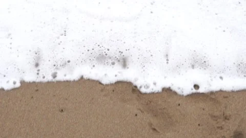 Sea wave at beach for transition Stock Footage 228458788