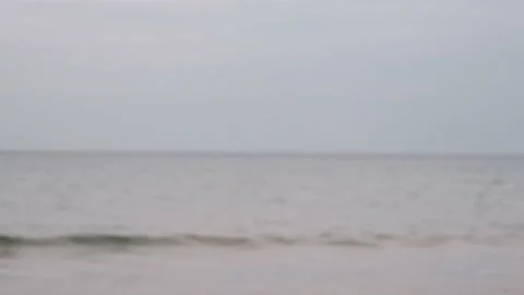 Sea wave blurry Stock Footage 168653640
