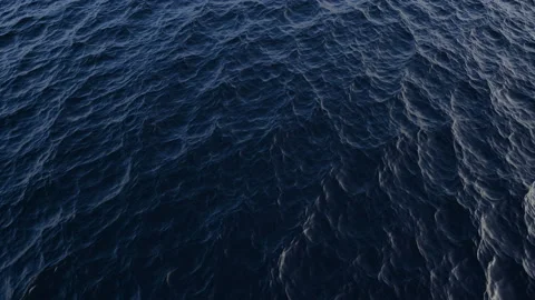Sea wave close up, low angle view, slow motion sunrise or sunset shot Stock Footage 87285067