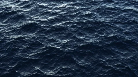 Sea wave close up, low angle view, slow motion sunrise or sunset shot Stock Footage 87309715