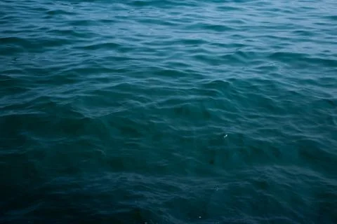 Sea wave close up, low angle view Foto stock