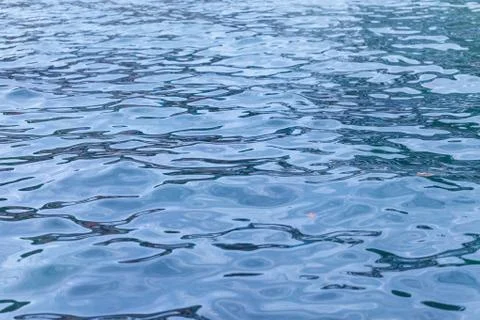 Sea wave close up, low angle view Stock Photos