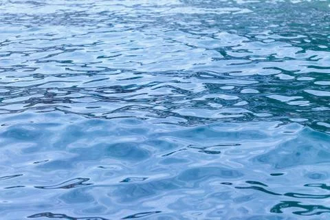 Sea wave close up, low angle view Stock Photos