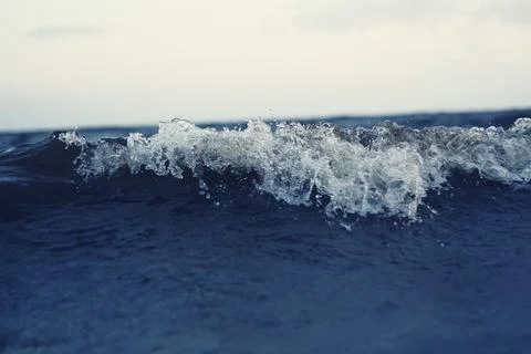 Sea wave close up Stock Photos