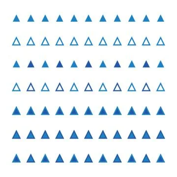 Sea wave concept. Set of designs. Triangular shape. 스톡 일러스트