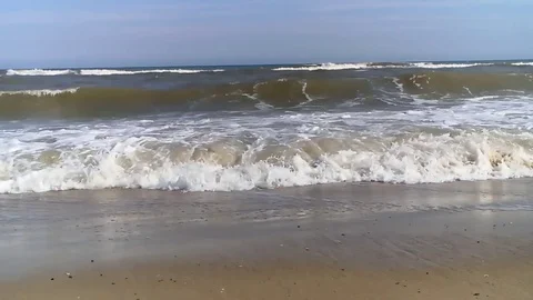 Sea ​​wave foam storm Video stock 87597659