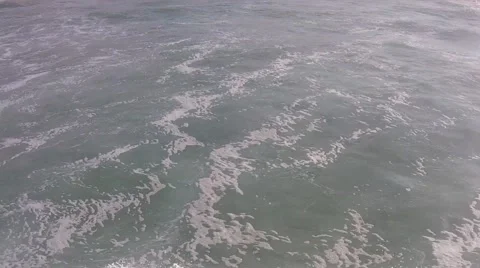 Sea Wave Followed by the Camera Stock Footage 43087106
