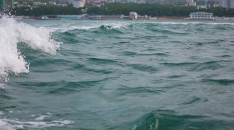 Sea wave Stock Footage 32384199