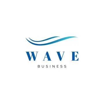 Sea wave icon logo design inspiration Stock-Illustration
