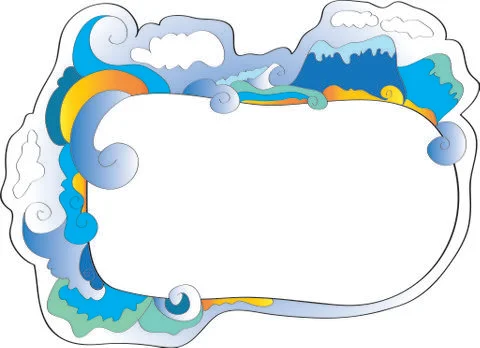Sea & wave Stock Illustration