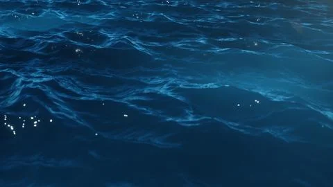 Sea wave low angle view. Ocean water background. Sea or ocean wave close-up view イラスト素材