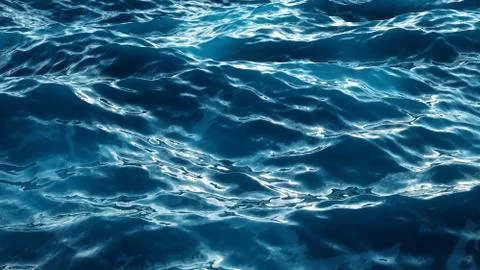 Sea wave low angle view. Ocean water background. Sea or ocean wave close-up view Illustrazione stock