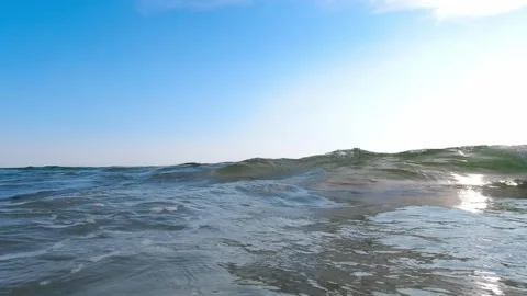 Sea wave, real time Stock Footage 275940413