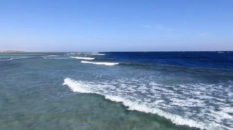 Sea wave, Red sea Stock Footage 51373271