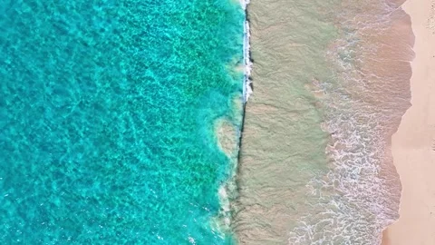 Sea wave on sand Stock Footage 326597495
