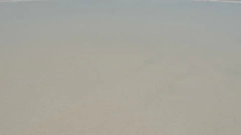 Sea wave on a sandy beach. Background 库存影片 86147249