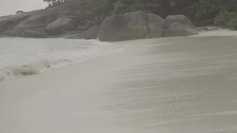 Sea wave on the shore Stock Footage 92103438