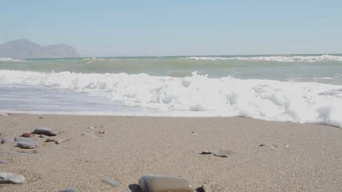 Sea wave in slow motion Stock Footage 99676622