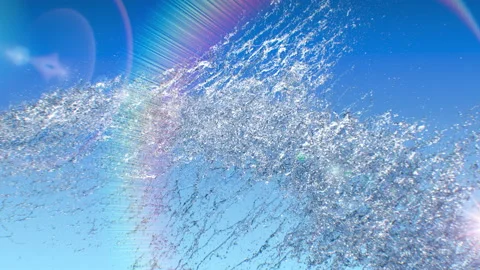 Sea wave splash Stock Footage 172301762