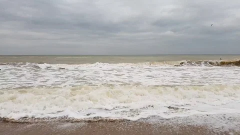 Sea ​​wave storm Video stock 95882561