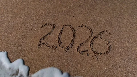 The sea wave washes away the 2026. Stock Footage 344996063
