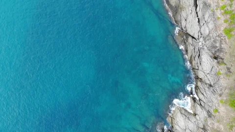 Sea wave on white sand beach turquoise water serenity summer seascape Stock Footage 113016920