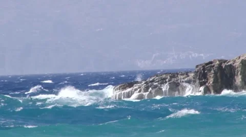 Sea waves 3 Stock Footage 68971383