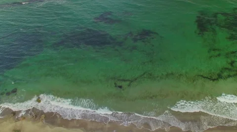 Sea Waves Aerial Stock Footage 68827061
