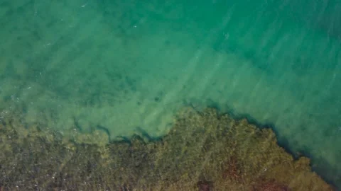 Sea Waves Aerial Stock Footage 168952726