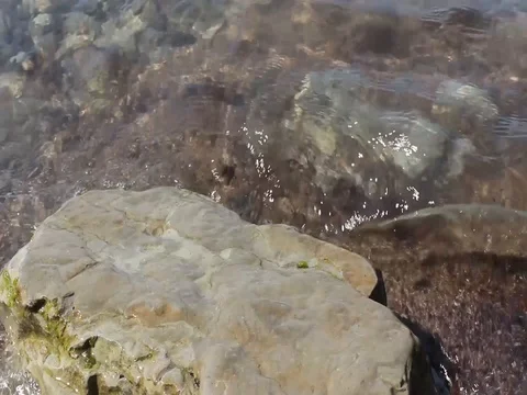 Sea waves and foam. Stock Footage