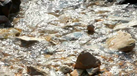 Sea waves and stone Видео 478603
