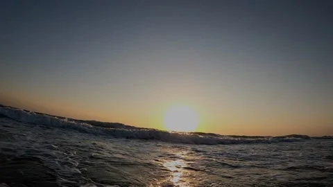 Sea waves and sun Stock Footage 148514285
