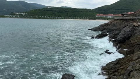 Sea waves. Bay Stock Footage 287846814