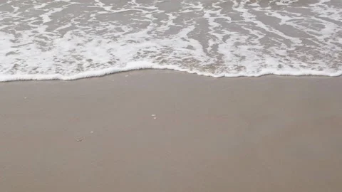Sea Waves On Beach 2 4K Stock Footage 196287595