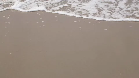 Sea Waves On Beach 4K Stock Footage 196287592