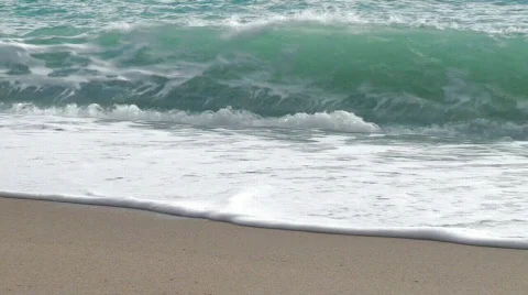 Sea waves in beach Stock Footage 706346