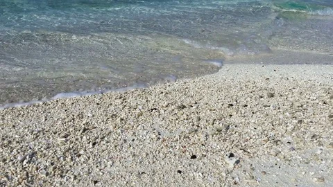Sea waves on beach, Stock Footage 75796905