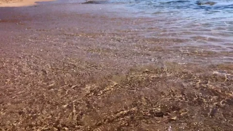 Sea ​​waves beach Stock Footage 81209234