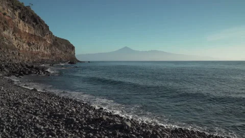 Sea waves on the beach Stock Footage 145812562