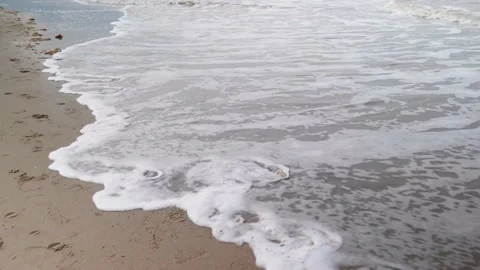 Sea waves on beach Video stock 150266232