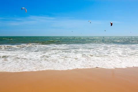 Sea, waves on the beach Fotos de archivo