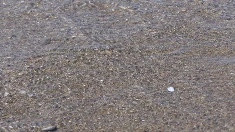 Sea waves on a beach in Turkey Video stock 245898941
