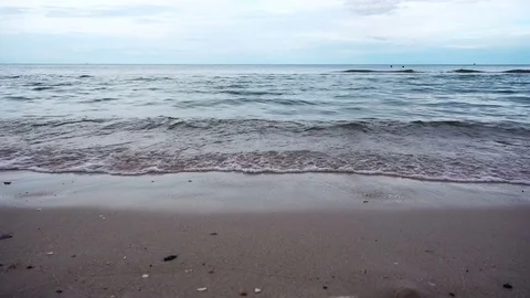 Sea waves, blows into the coast 库存影片 77659825