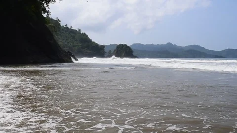 Sea waves breeze Stock Footage 112980232