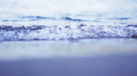 Sea waves closeup, 1st version Stock Footage 33421188