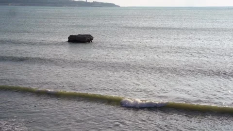 Sea waves off the coast Stock Footage 305303542