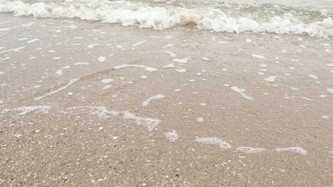 Sea waves at coastal.4k Stock Footage 91940989