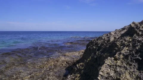 Sea waves at the coastline Stock Footage 236423644