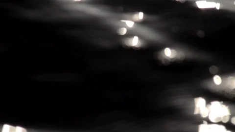 Sea waves colored by the sun before sunset Stock Footage 91900480