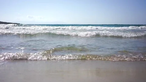 Sea Waves Crete, Greece Stock Footage 102495011